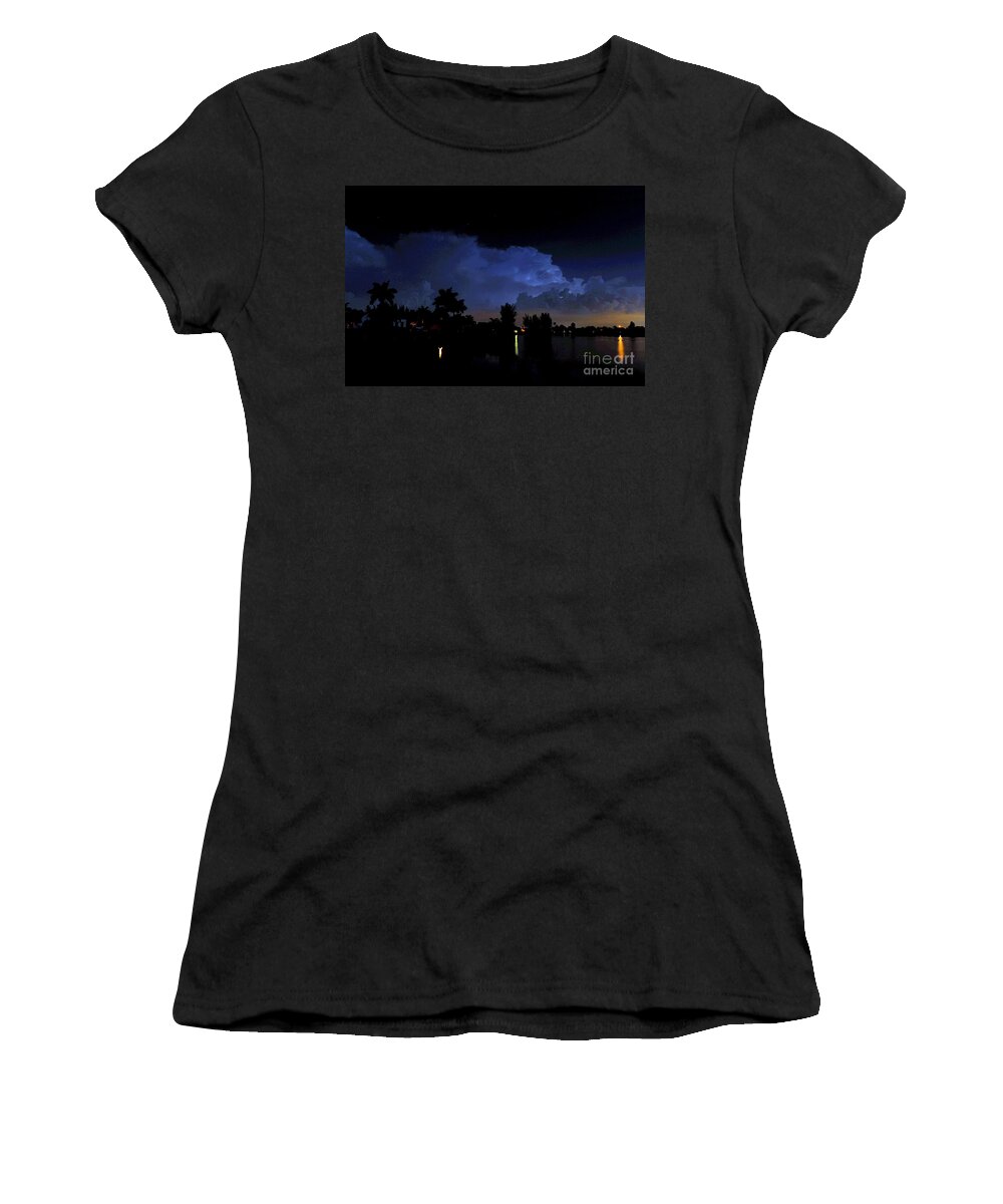 Storm Women's T-Shirt featuring the photograph Clouds of Color by Quinn Sedam