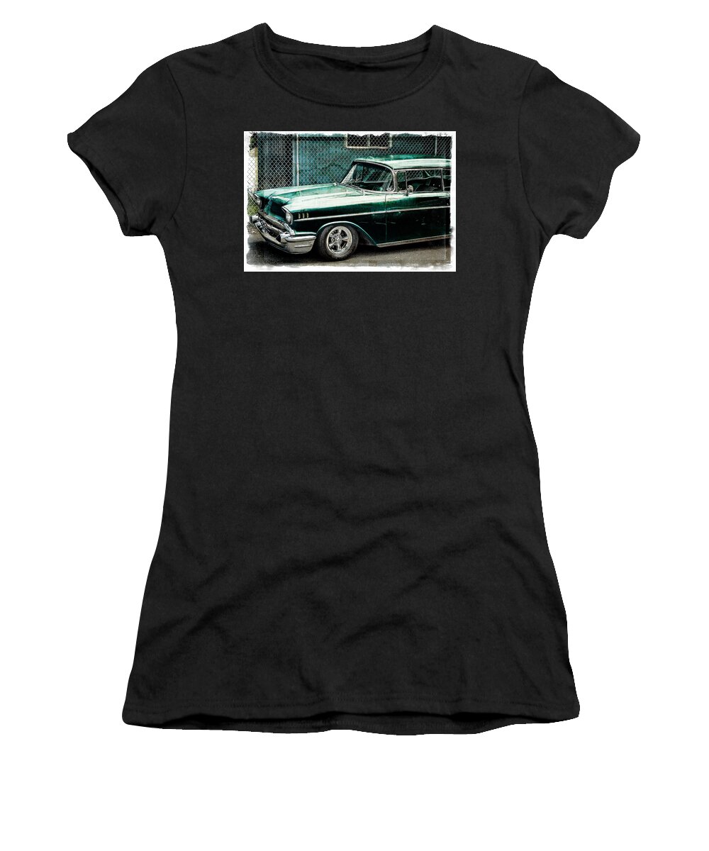 Cars Women's T-Shirt featuring the photograph Collector Car Hot Rod Edition by Roxy Hurtubise