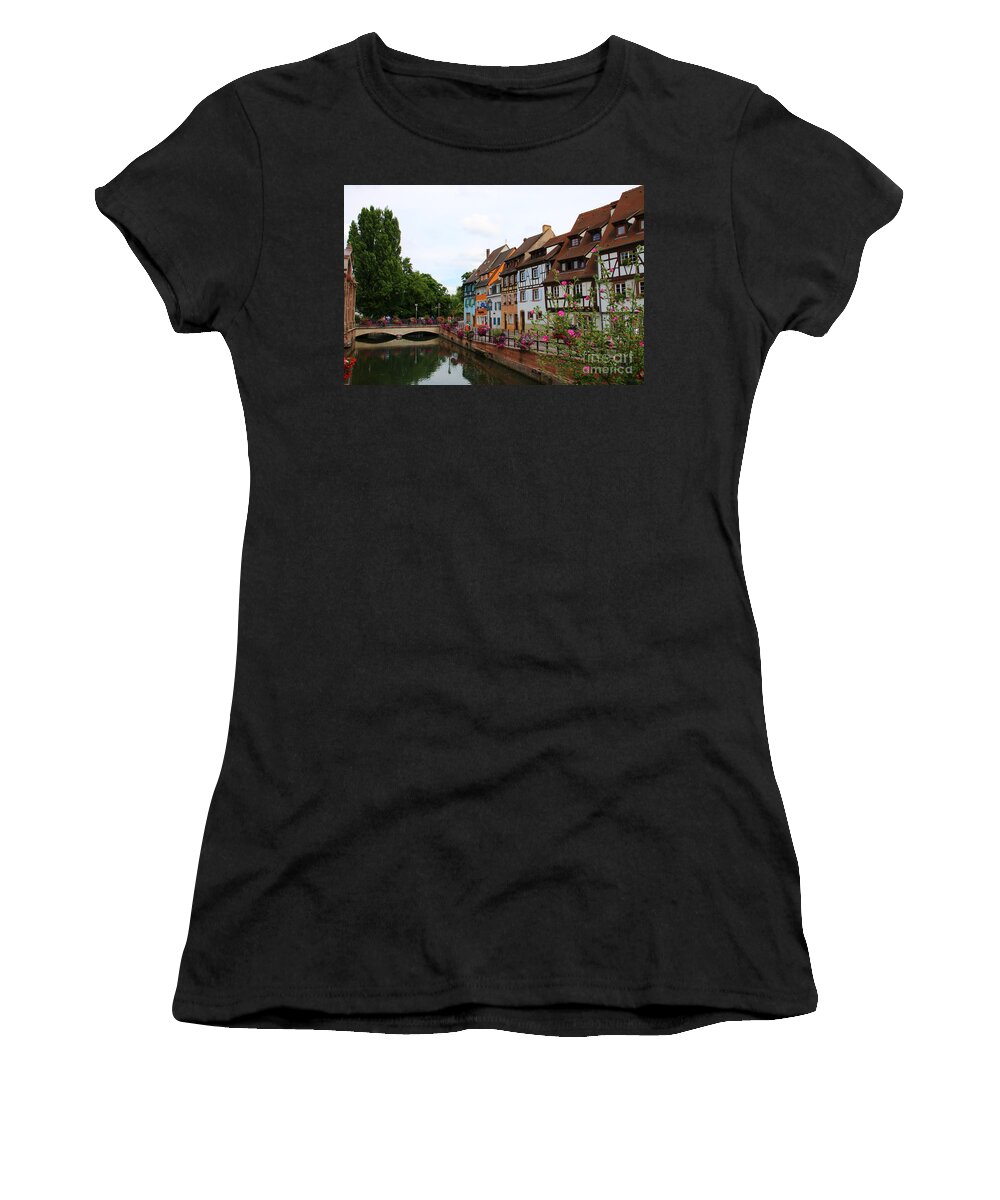 Canal Women's T-Shirt featuring the photograph Colmar 6 by Amanda Mohler