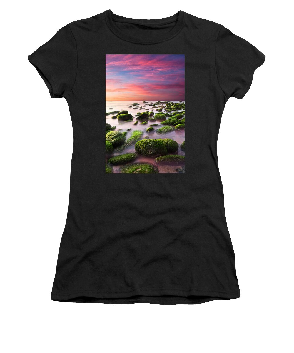Beach Women's T-Shirt featuring the photograph Color Harmony by Jorge Maia
