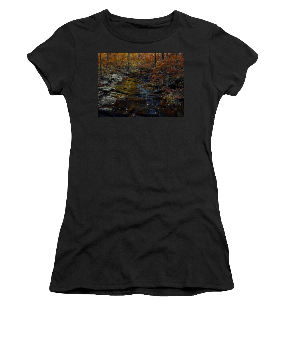 Connecticut Autumn Women's T-Shirt featuring the photograph Connecticut Autumn by Raymond Salani III