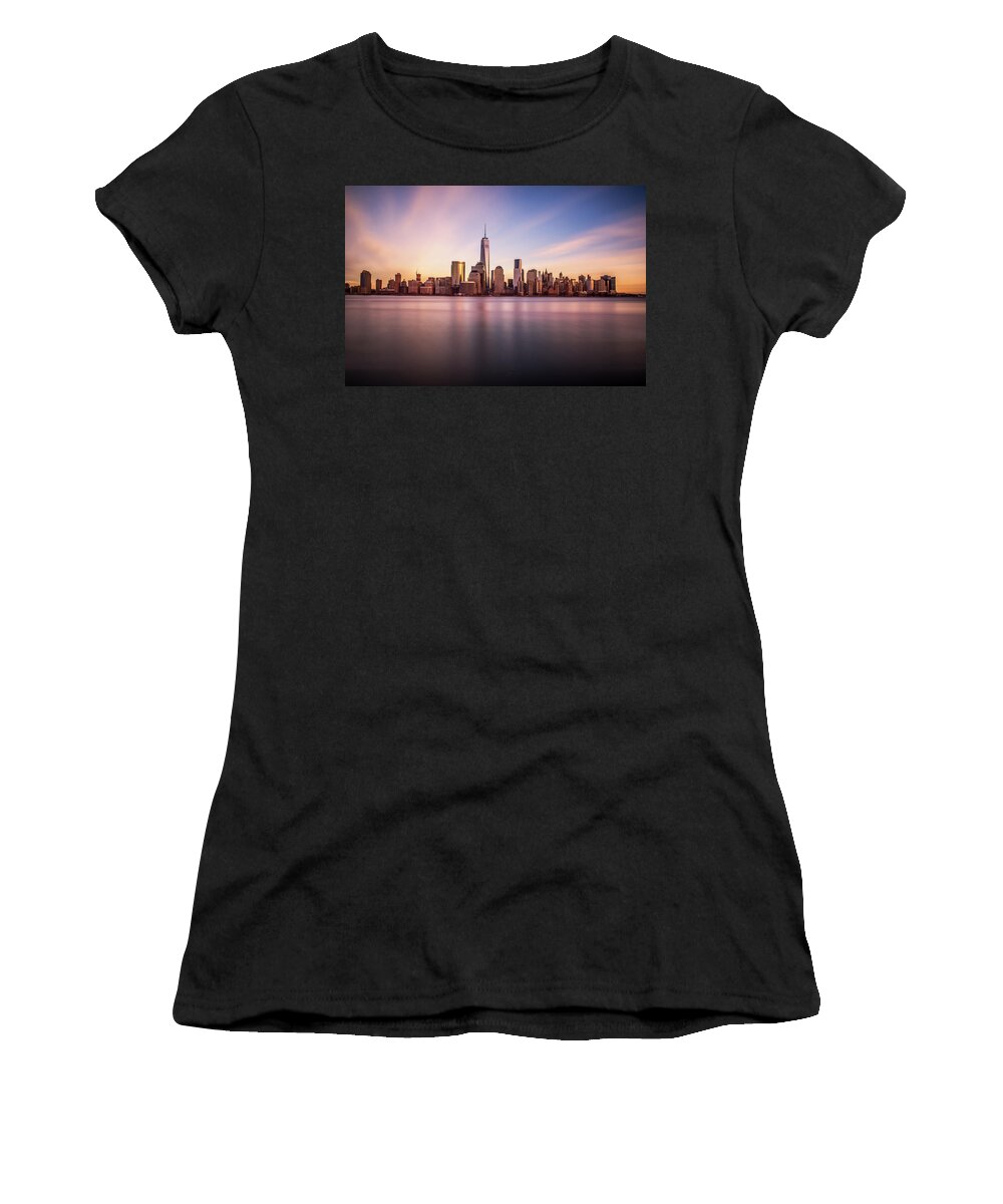 Landscape Women's T-Shirt featuring the photograph Containment by Johnny Lam