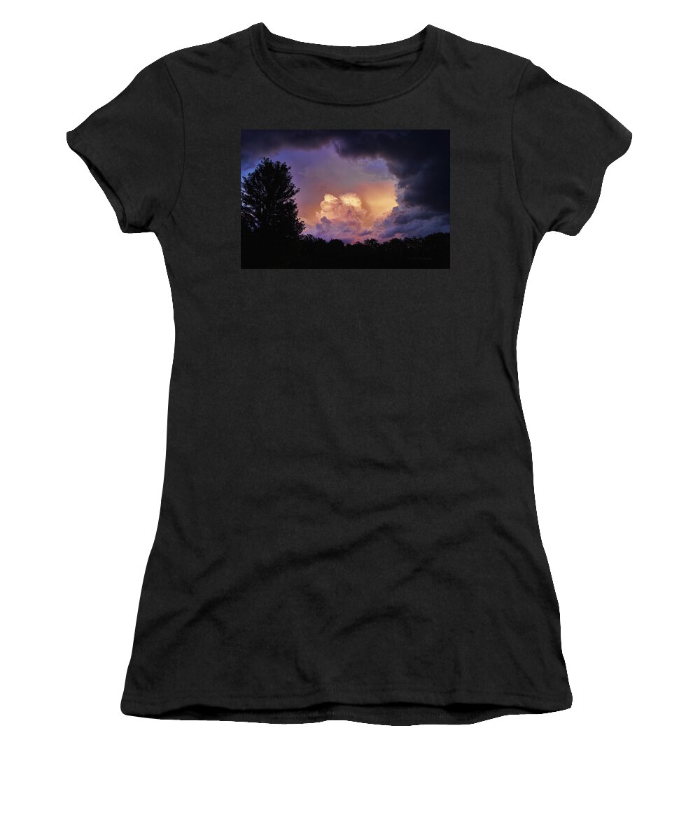 Clouds Women's T-Shirt featuring the photograph Contradictions by Cricket Hackmann