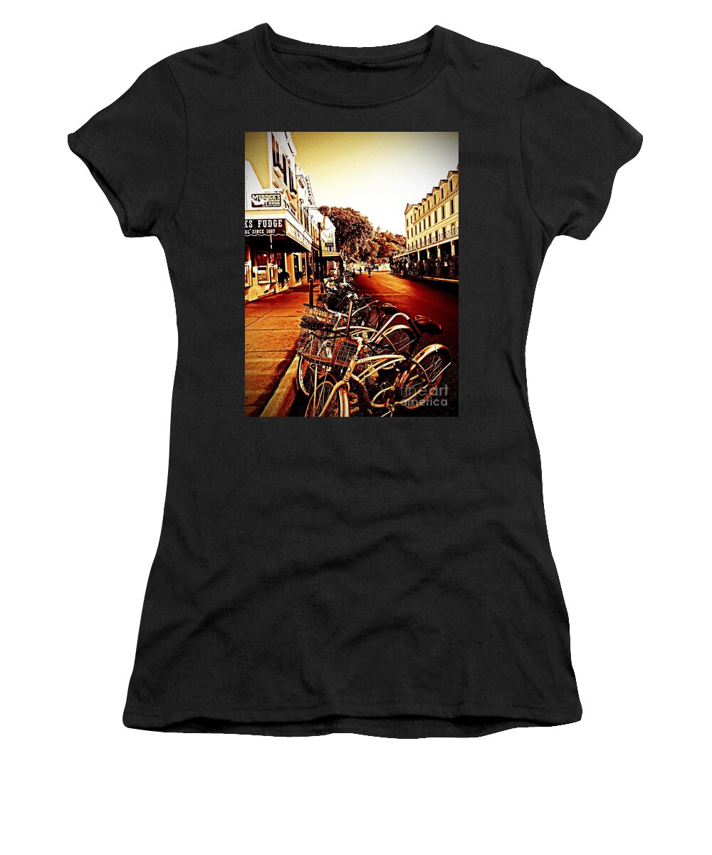 Bicycle Women's T-Shirt featuring the photograph Copper and Rust by Desiree Paquette