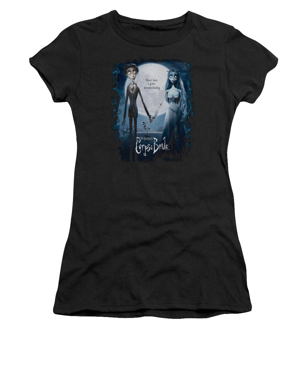  Women's T-Shirt featuring the digital art Corpse Bride - Poster by Brand A