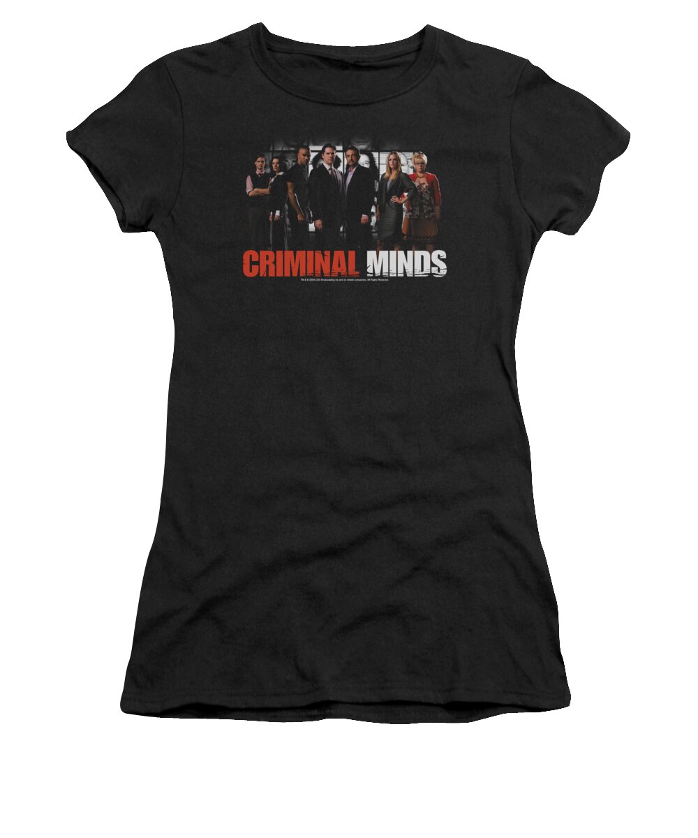 Criminal Minds Women's T-Shirt featuring the digital art Criminal Minds - The Brain Trust by Brand A