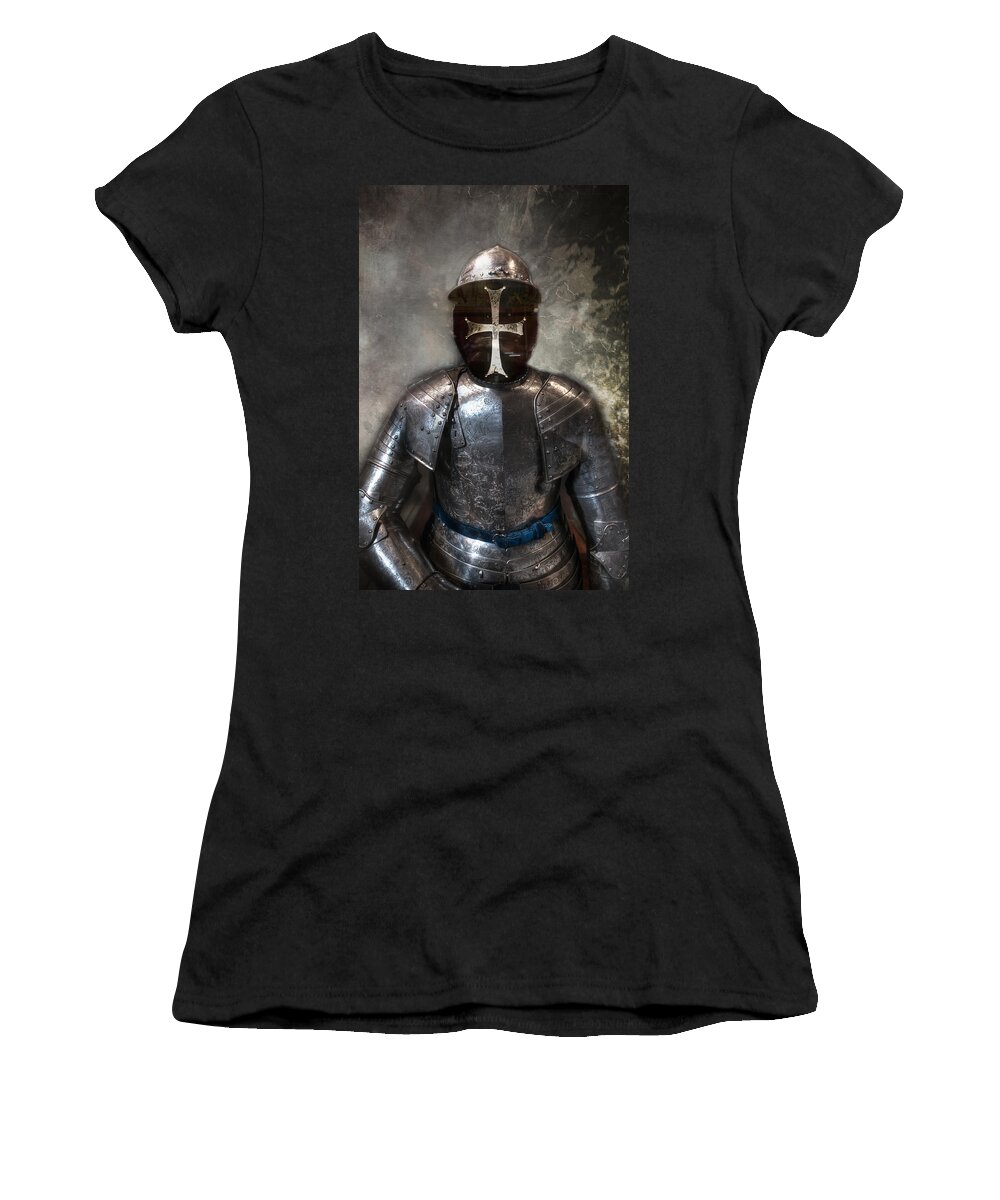 Arch Women's T-Shirt featuring the photograph Crusader with Cross by Evie Carrier