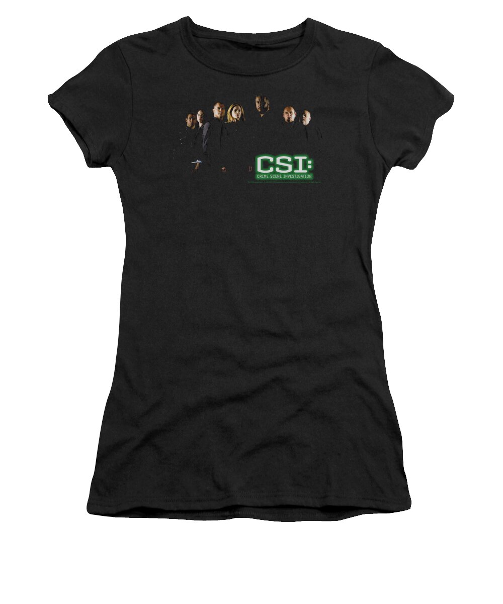 CSI Women's T-Shirt featuring the digital art Csi - Shadow Cast by Brand A