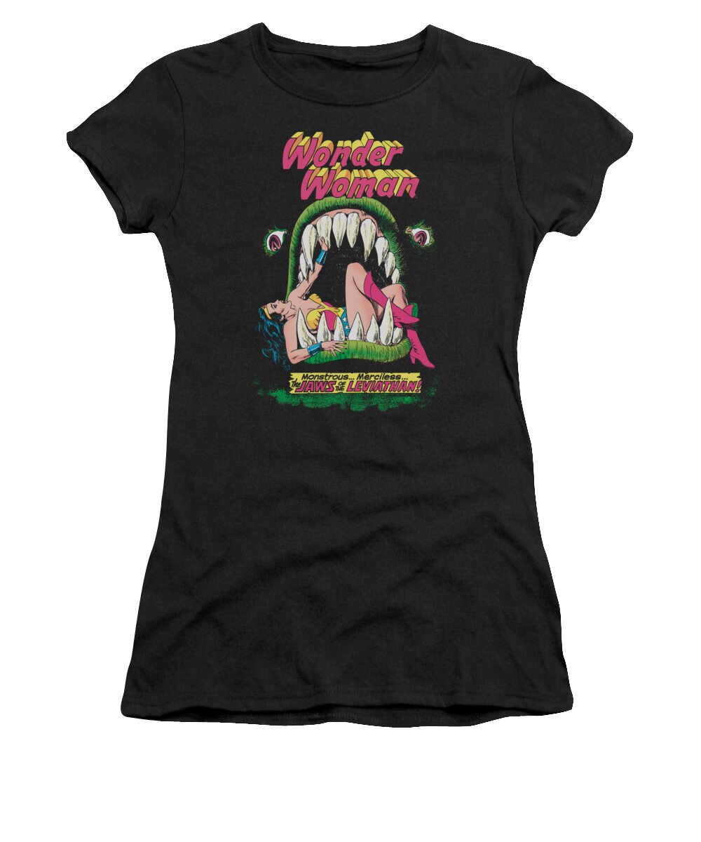  Women's T-Shirt featuring the digital art Dc - Jaws by Brand A