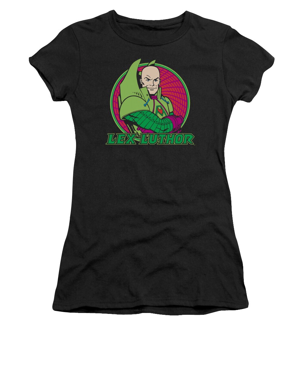 Dc Comics Women's T-Shirt featuring the digital art Dc - Lex Luthor by Brand A