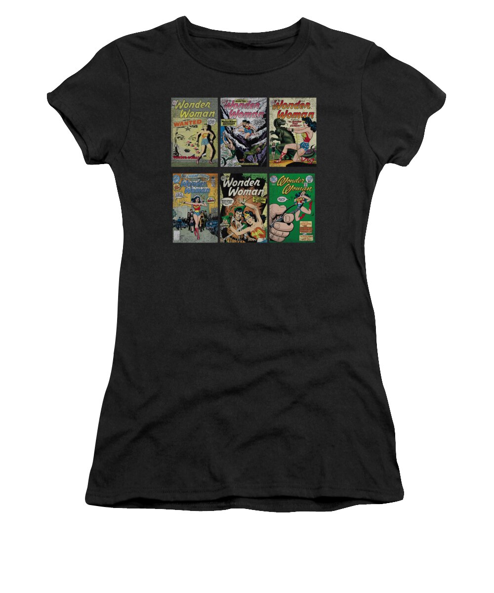 Dc Comics Women's T-Shirt featuring the digital art Dc - Ww Covers by Brand A