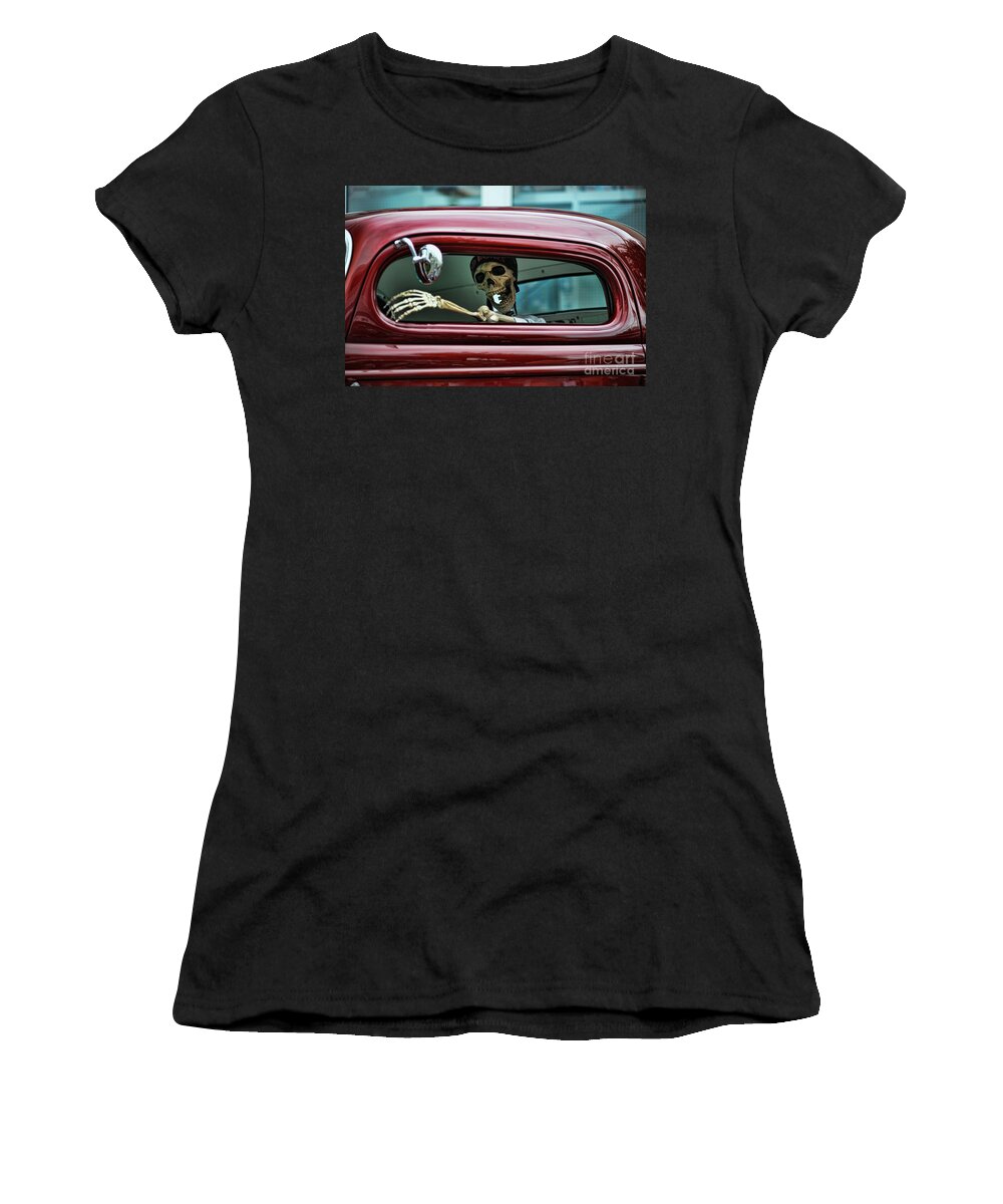 Cars Women's T-Shirt featuring the photograph Dead Man Driving CA4217-13 by Randy Harris