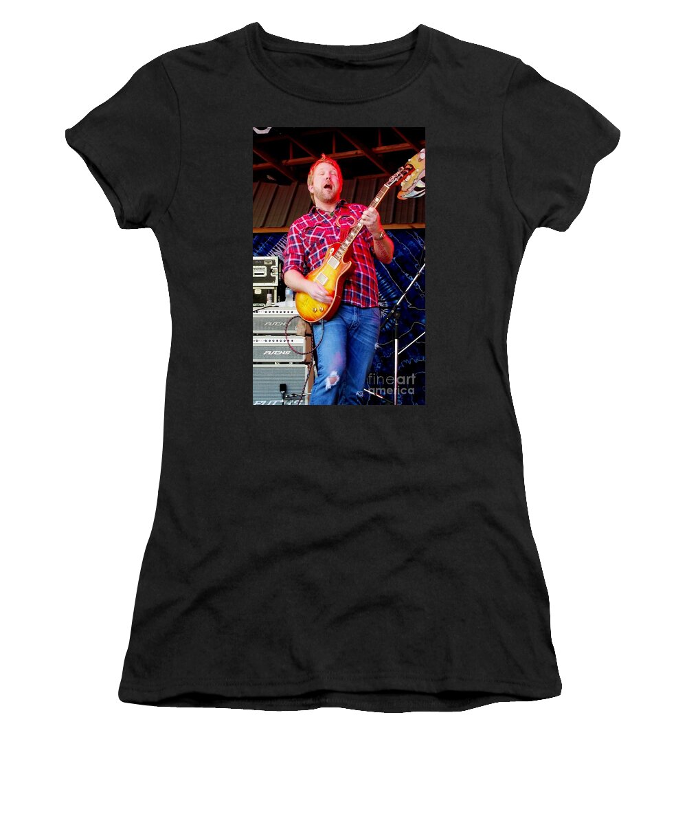 Music Women's T-Shirt featuring the photograph Devon Allman by Angela Murray