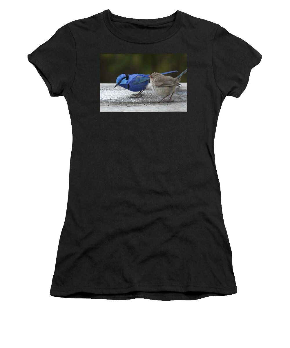 Wrens Women's T-Shirt featuring the photograph Dining at Adrians by Robert Caddy