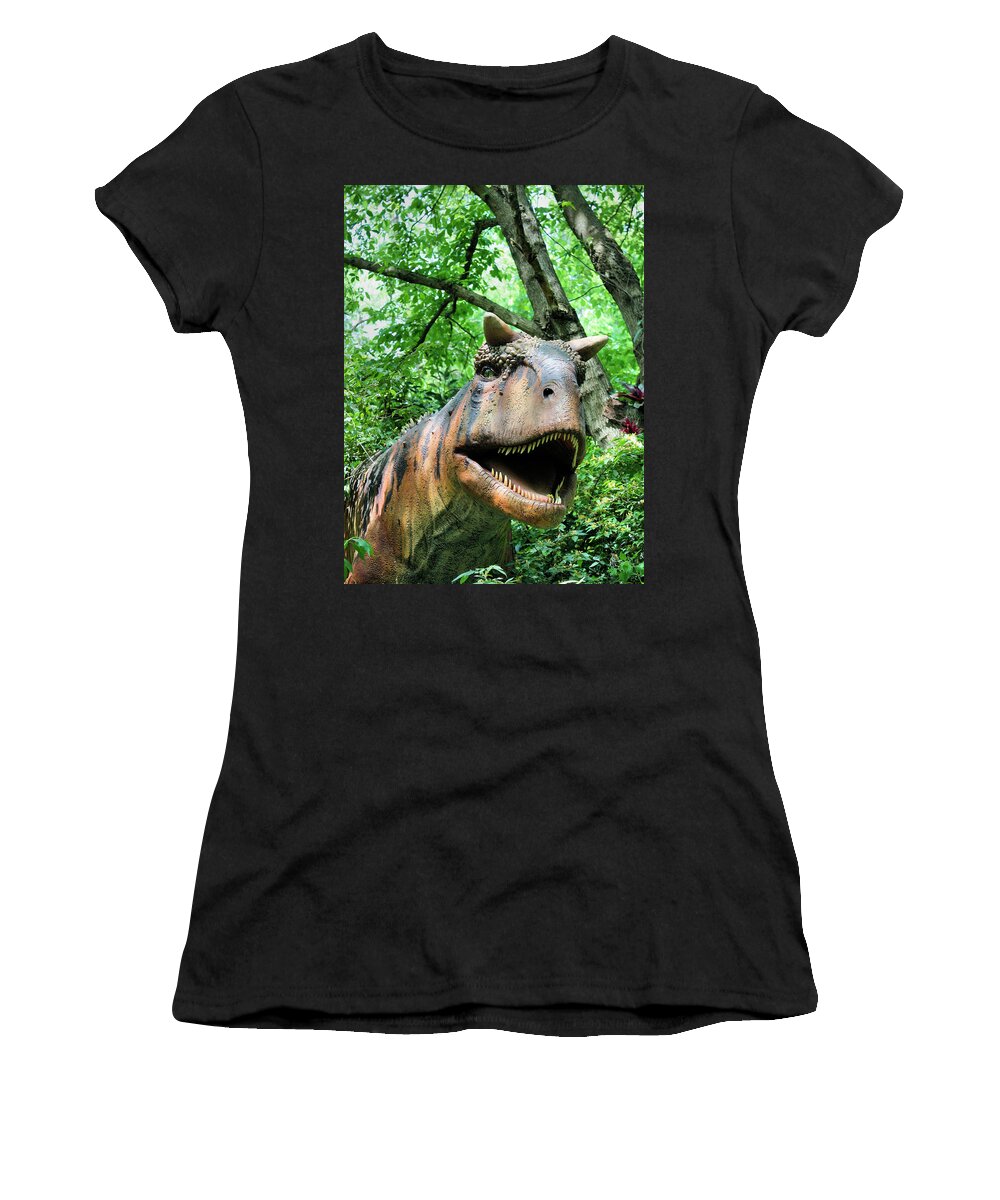 Dinosaur Women's T-Shirt featuring the photograph Dinosaur by Kristin Elmquist