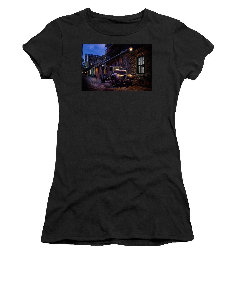 Toronto Women's T-Shirt featuring the photograph Distillery District Toronto by Ian Good