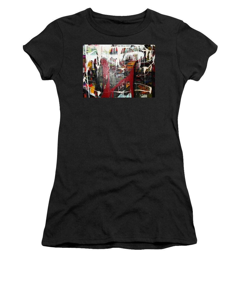 Non-objective Women's T-Shirt featuring the photograph Diversity by Peggy Blood