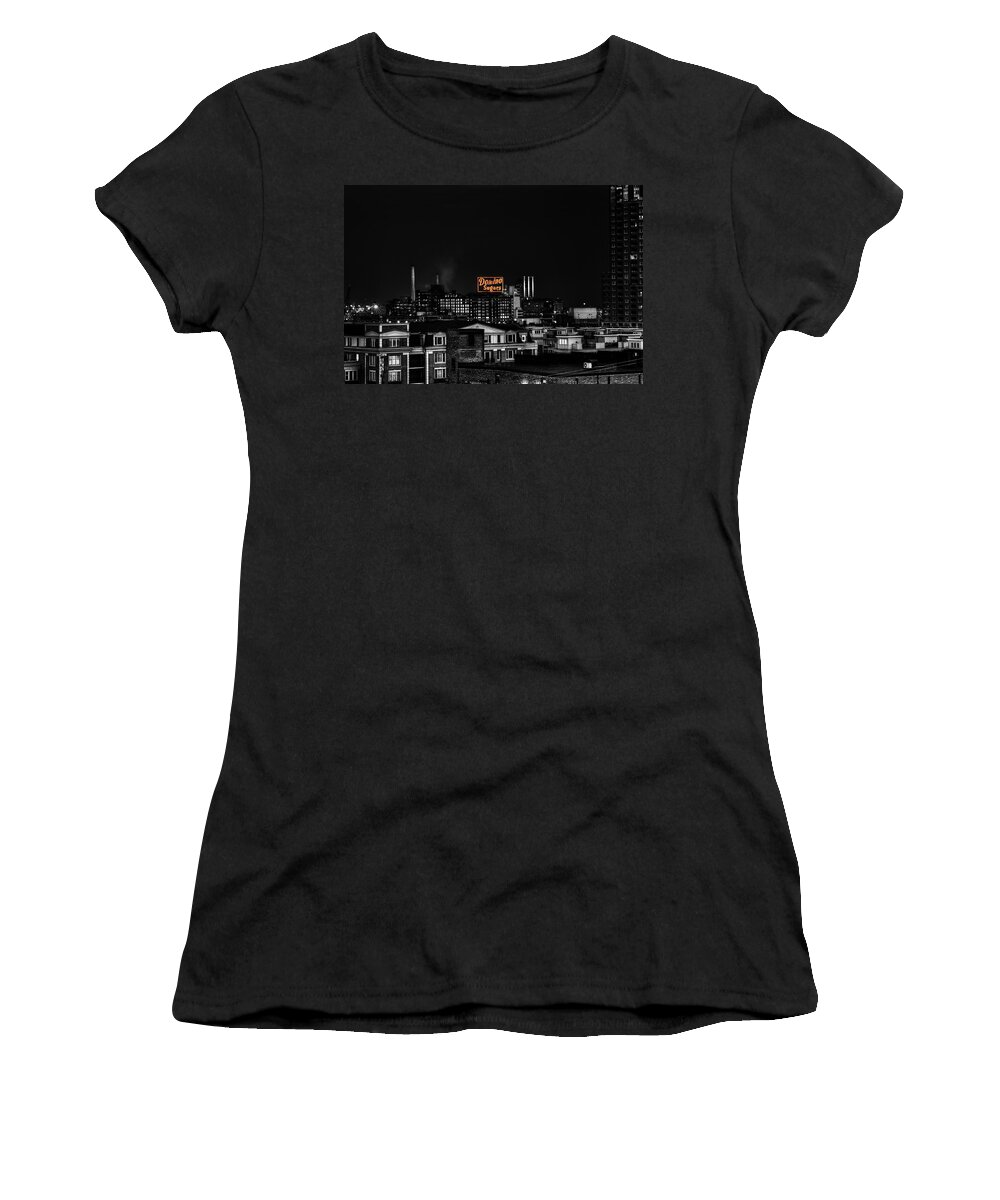 Landscape Women's T-Shirt featuring the photograph Domino Sugar by Rob Dietrich