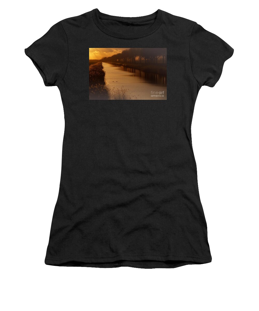 Dutch Women's T-Shirt featuring the photograph Dutch landscape by Nick Biemans