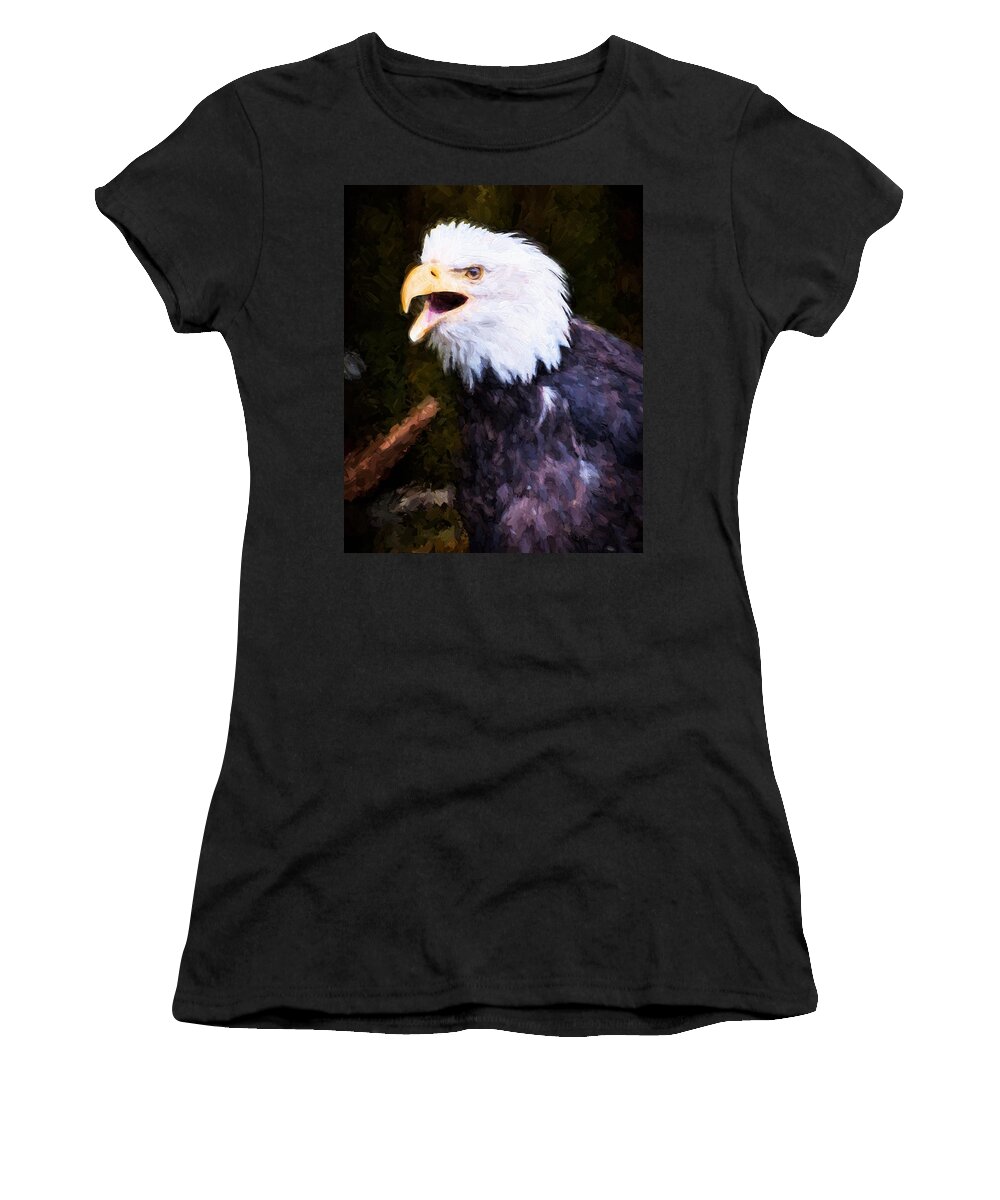 Eagle Women's T-Shirt featuring the photograph Eagle by Bill Howard