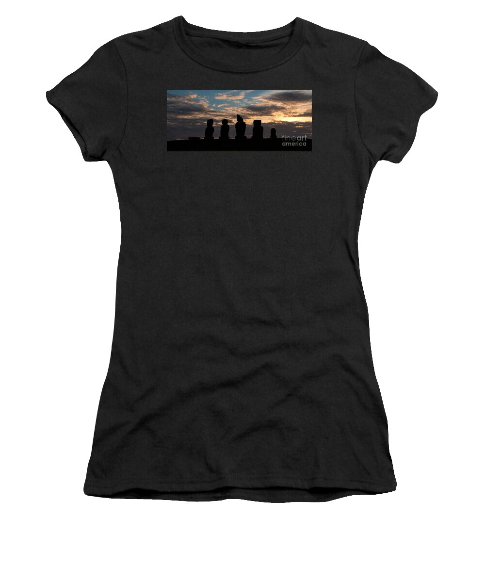 Easter Island Women's T-Shirt featuring the photograph Easter Island 3 by Vivian Christopher