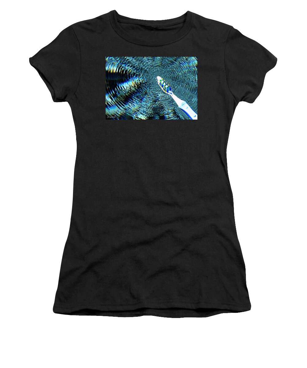 Electric Women's T-Shirt featuring the photograph Electric Toothbrush by Farol Tomson