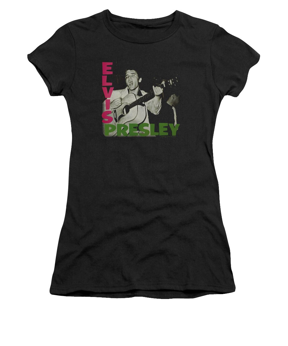 Elvis Women's T-Shirt featuring the digital art Elvis - Elvis Presley Album by Brand A