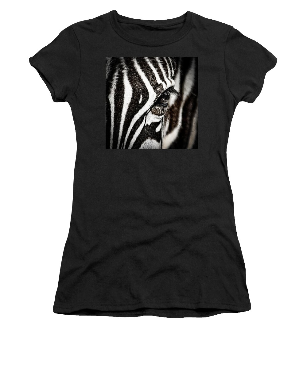 Africa Women's T-Shirt featuring the photograph Eye Contact by Mike Gaudaur
