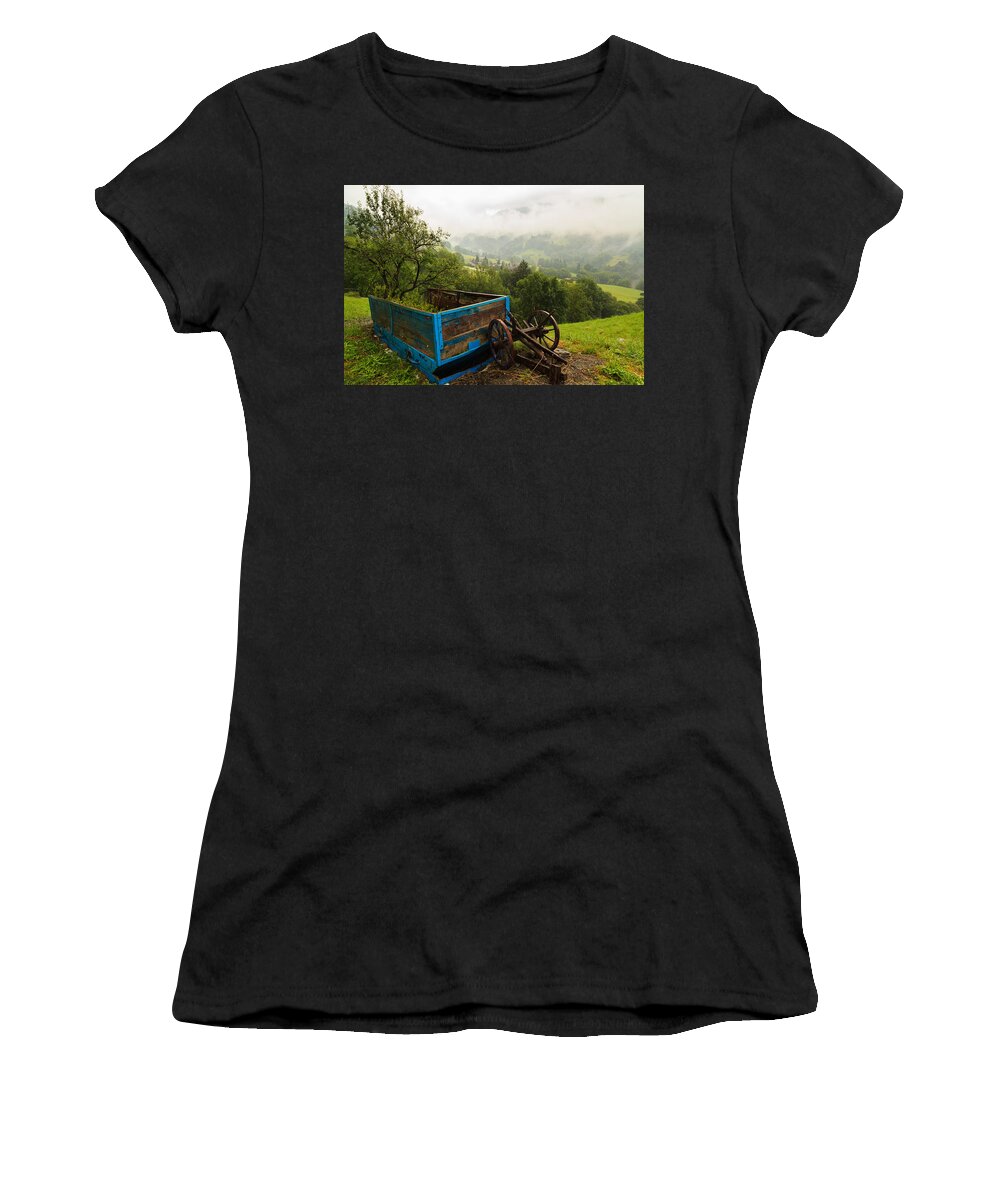 Bavarian Women's T-Shirt featuring the photograph Farm Carriage by Raul Rodriguez