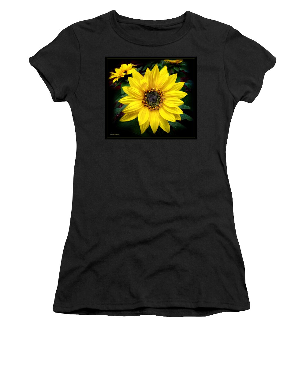 Flower Women's T-Shirt featuring the photograph Fibonacci Finery by Lucy VanSwearingen