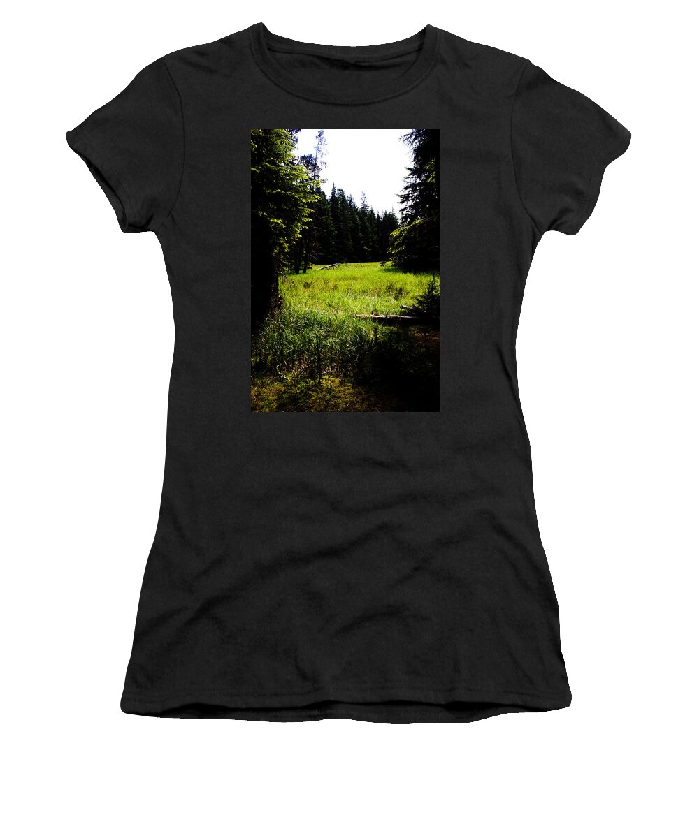 Field Women's T-Shirt featuring the photograph Field of Possibilities by Edward Hawkins II