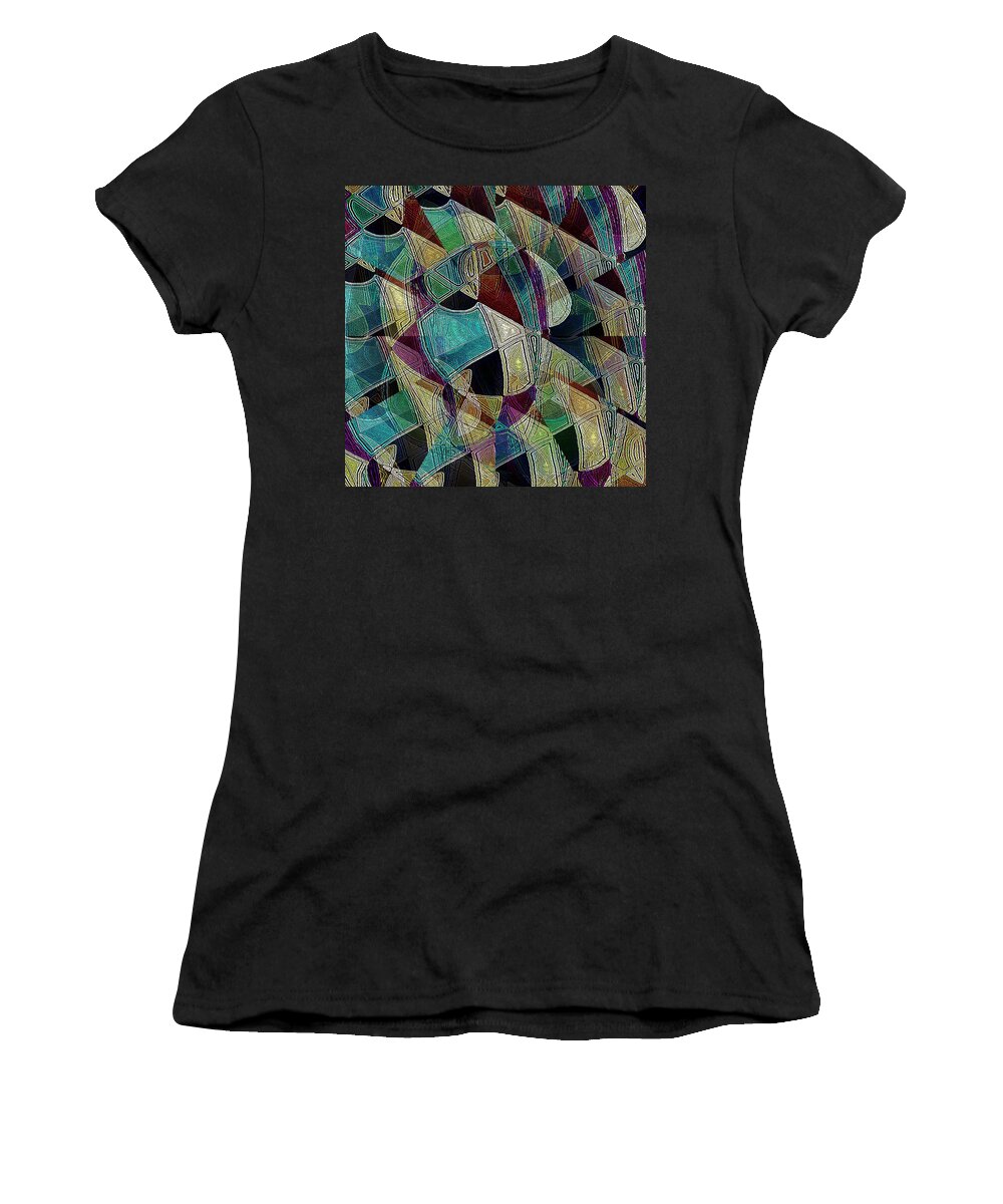 Random Women's T-Shirt featuring the digital art Flower Warrior by David Manlove