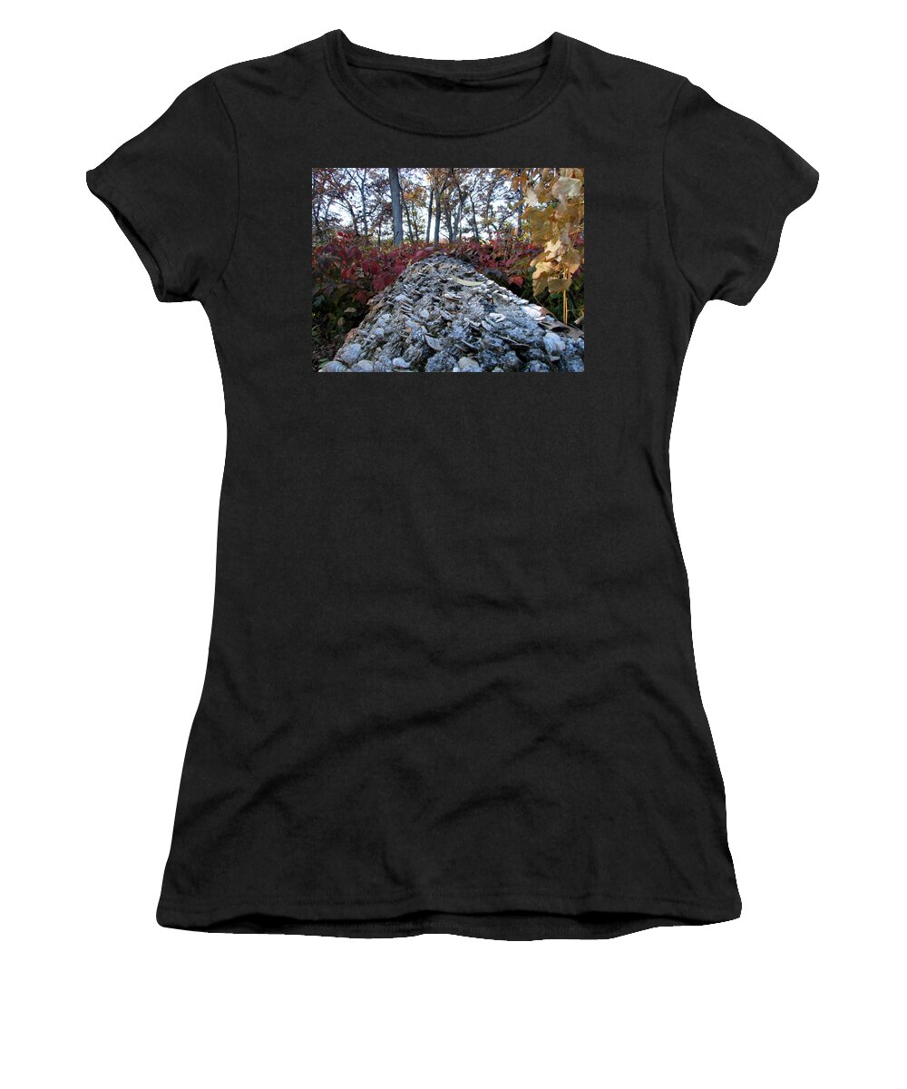 Fungus Women's T-Shirt featuring the photograph Fungi Tree by Kimberly Mackowski