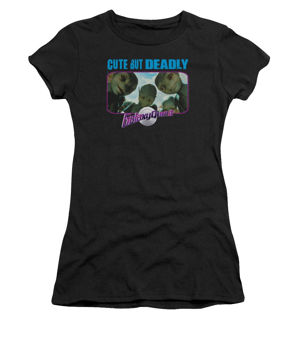 Galaxy Quest Women's T-Shirt featuring the digital art Galaxy Quest - Cute But Deadly by Brand A