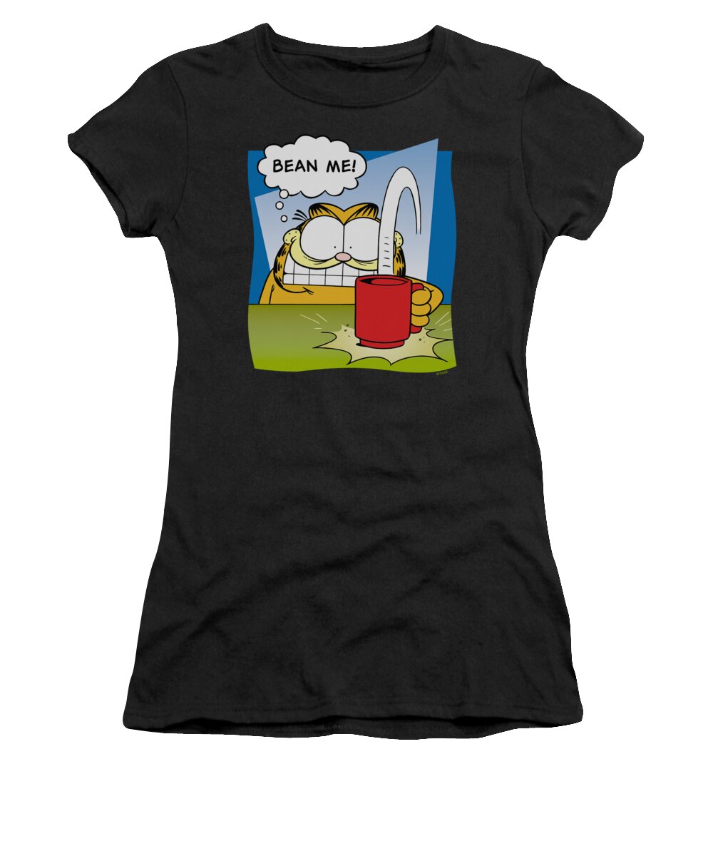 Garfield Women's T-Shirt featuring the digital art Garfield - Bean Me by Brand A