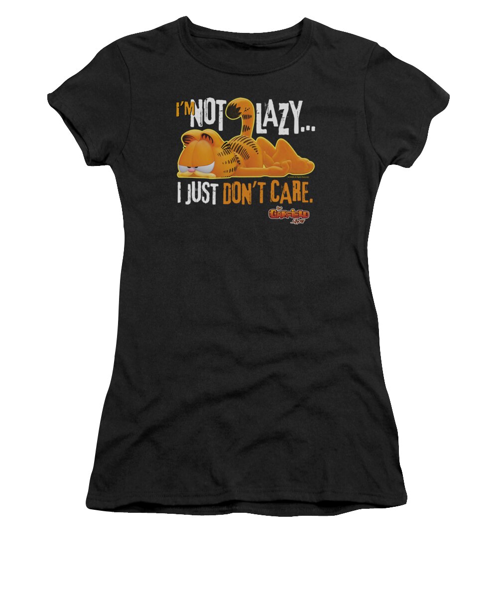 Garfield Women's T-Shirt featuring the digital art Garfield - Not Lazy by Brand A