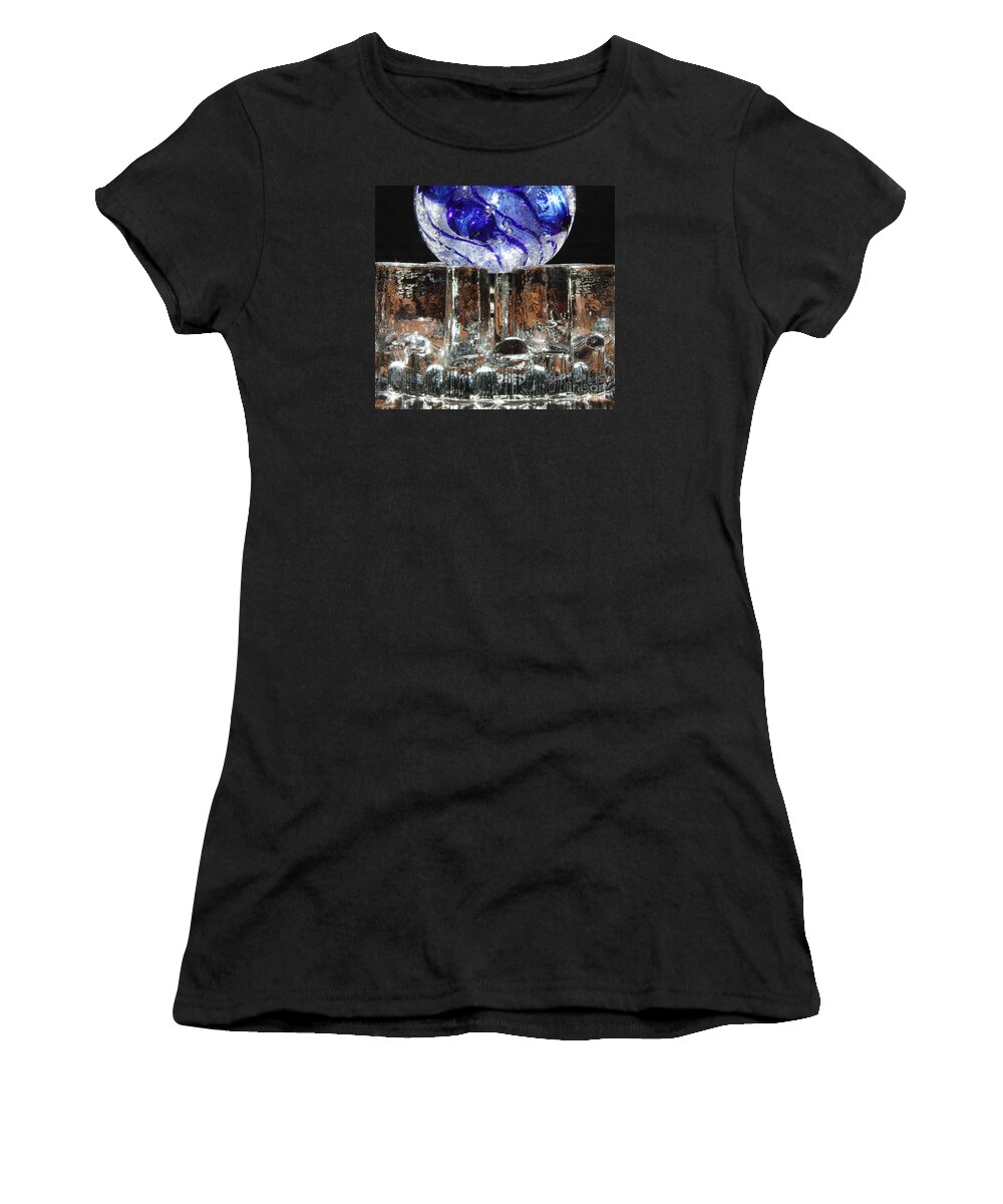 Glass Women's T-Shirt featuring the photograph Glass on Glass by Jolanta Anna Karolska