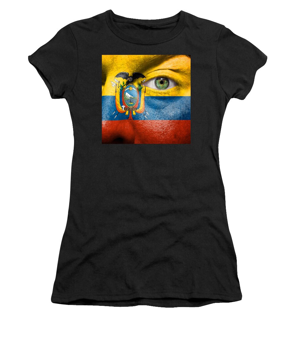Art Women's T-Shirt featuring the photograph Go Ecuador by Semmick Photo