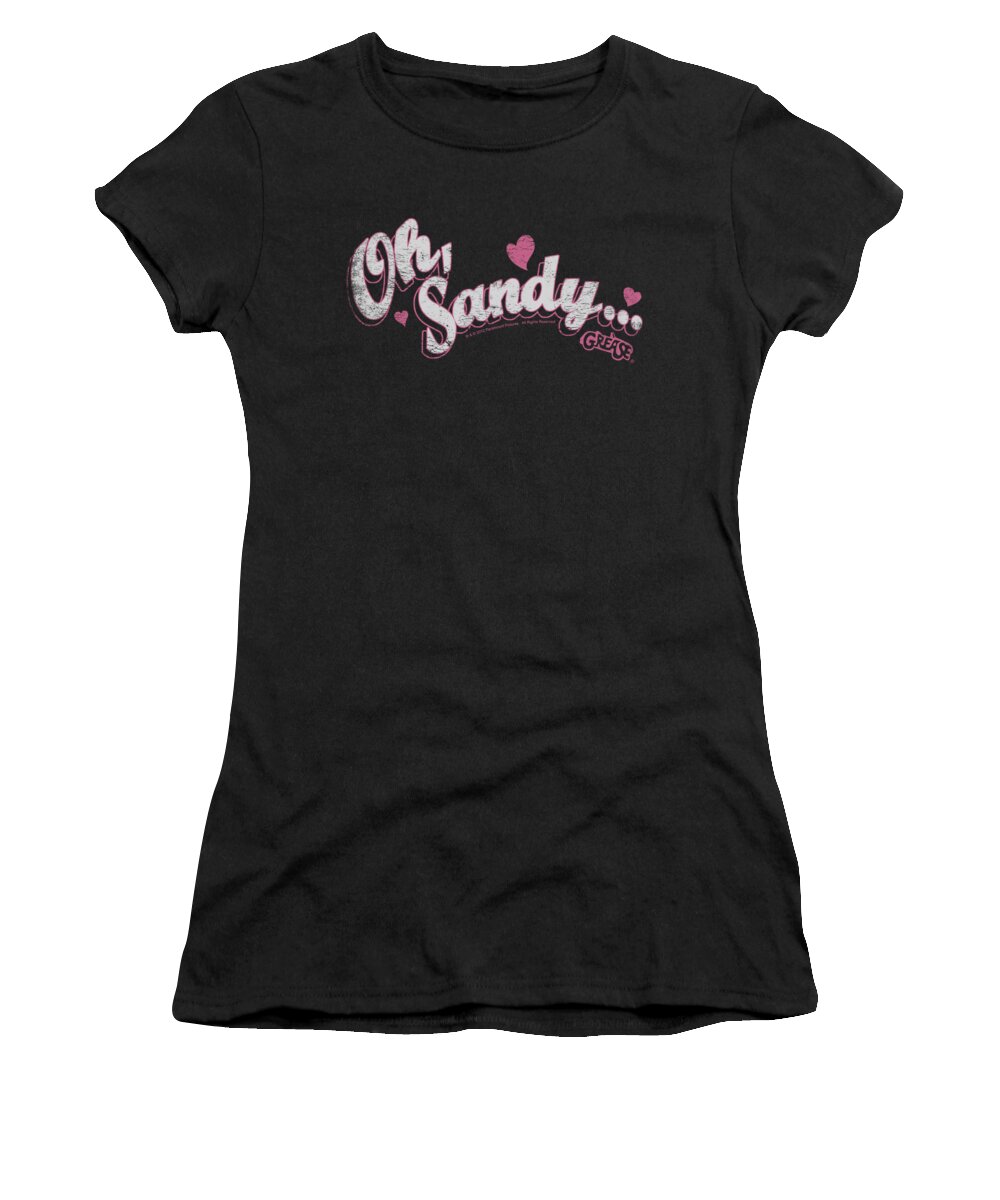 Grease Women's T-Shirt featuring the digital art Grease - Oh Sandy by Brand A
