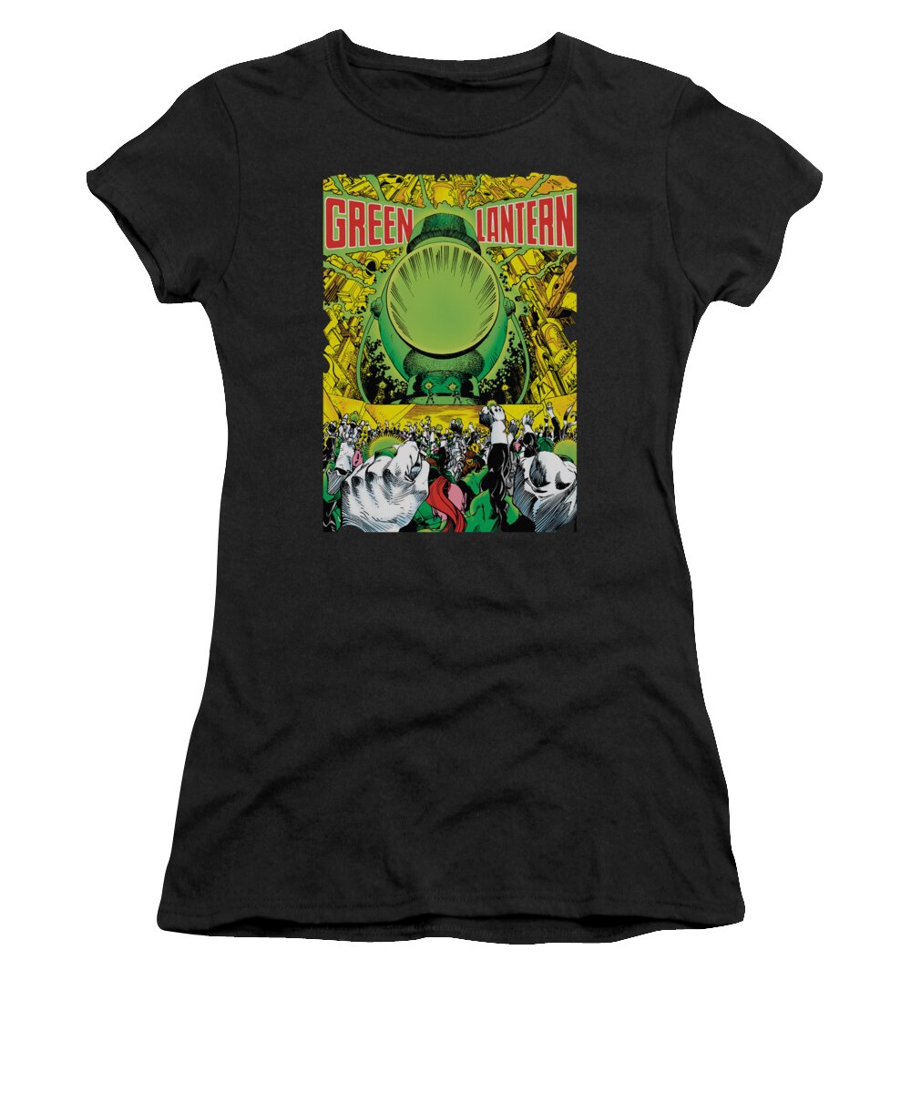 Green Lantern Women's T-Shirt featuring the digital art Green Lantern - Gl #200 Cover by Brand A