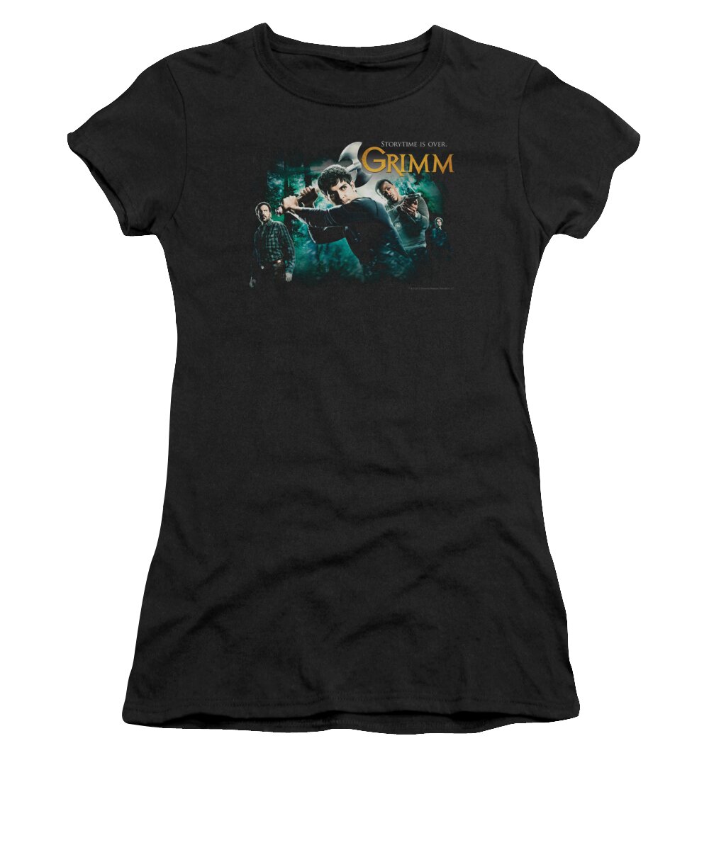  Women's T-Shirt featuring the digital art Grimm - Storytime Is Over by Brand A