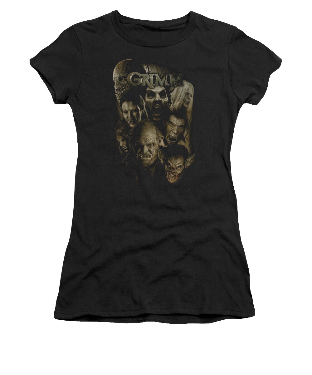  Women's T-Shirt featuring the digital art Grimm - Wesen by Brand A