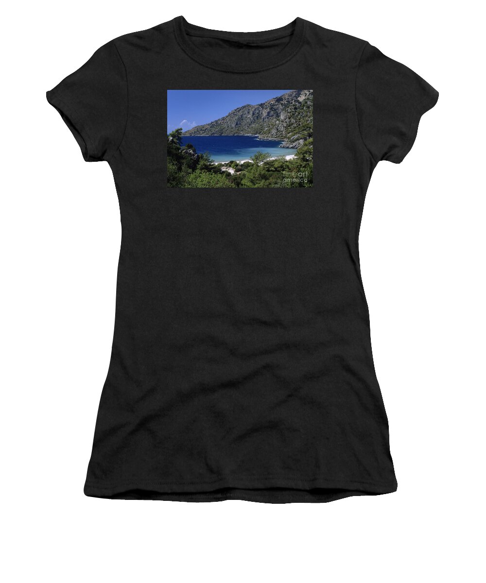 Turkish Women's T-Shirt featuring the photograph Gungormez Limani Bay Turkey by Craig Lovell