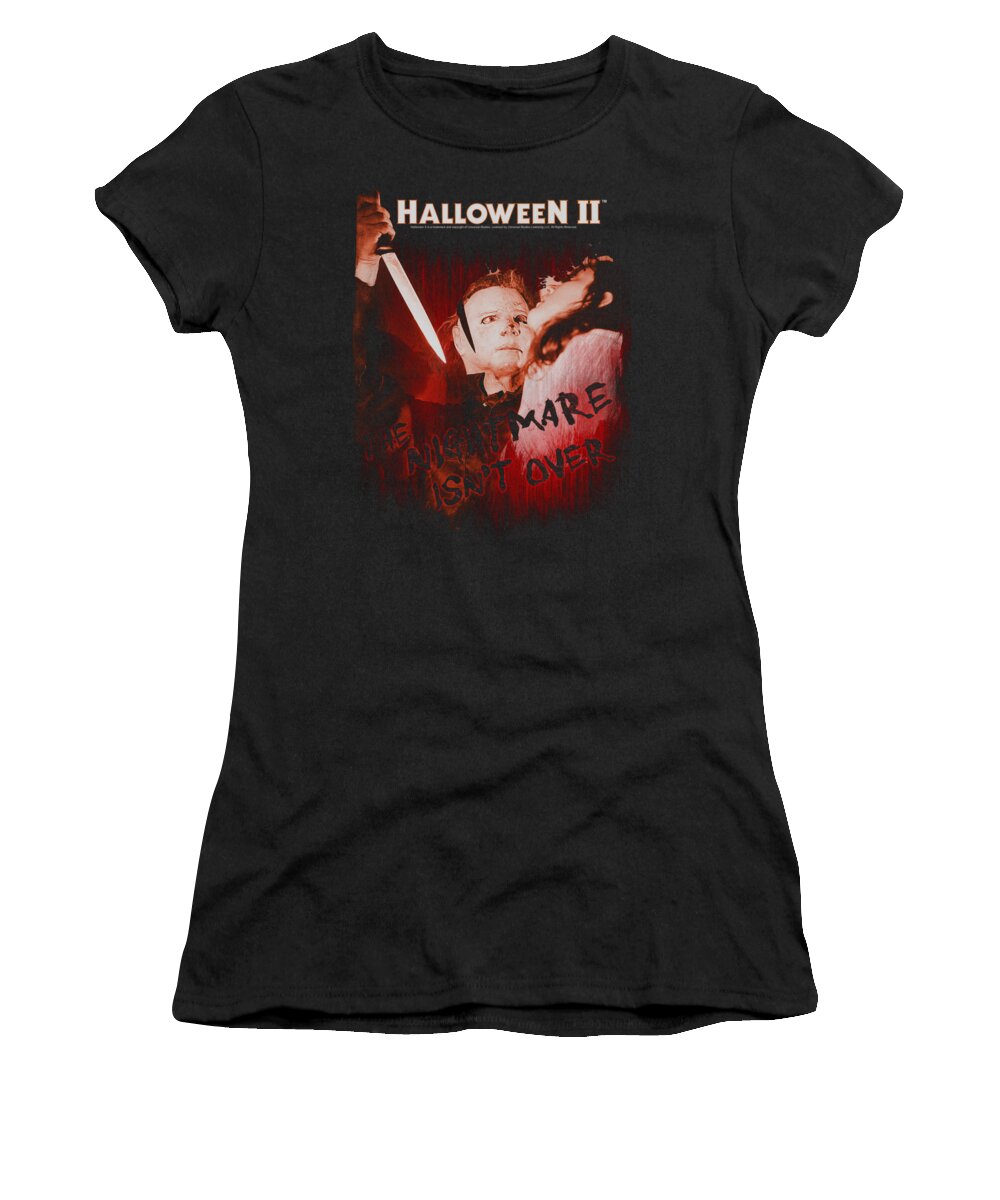 Halloween 2 Women's T-Shirt featuring the digital art Halloween II - Nightmare by Brand A