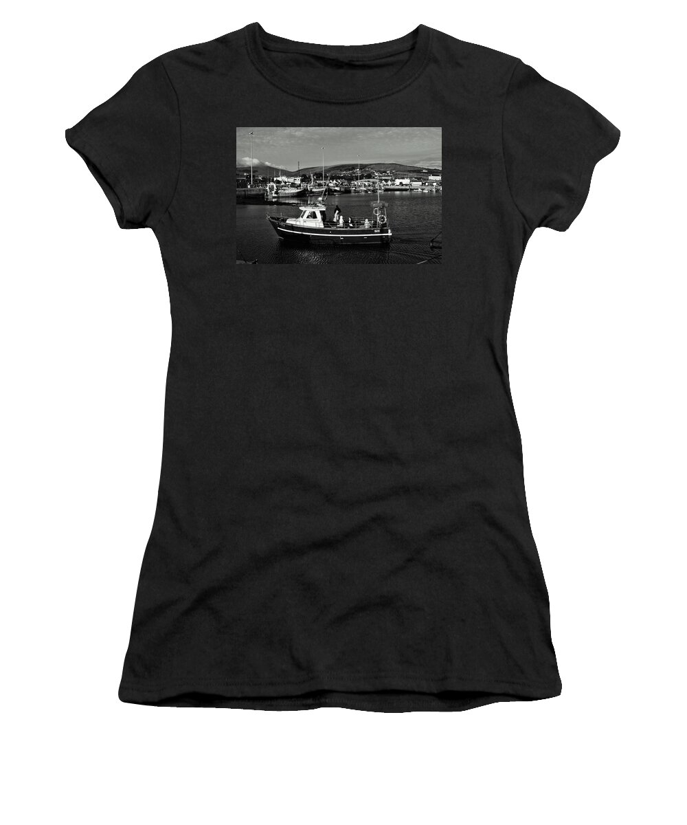 Ireland Women's T-Shirt featuring the photograph Harbour Bound by Aidan Moran
