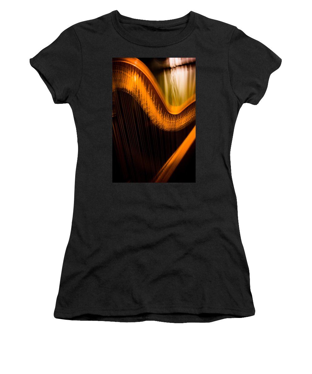 Harp Women's T-Shirt featuring the photograph Harp by David Smith
