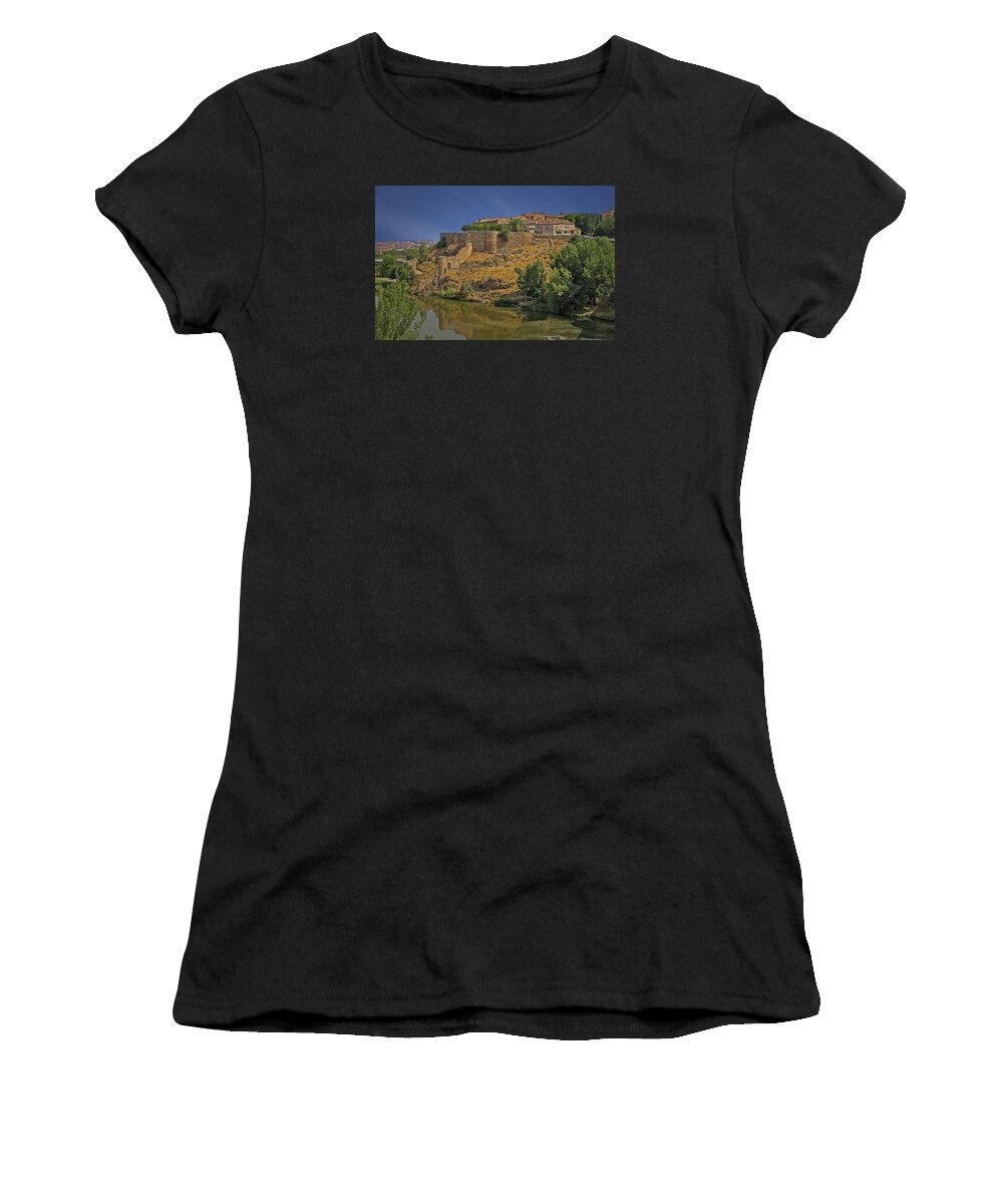 Toledo Women's T-Shirt featuring the photograph Historic City of Toledo by Susan Candelario