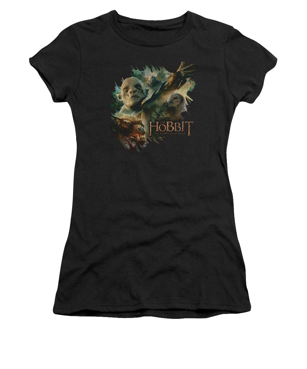 The Hobbit Women's T-Shirt featuring the digital art Hobbit - Baddies by Brand A