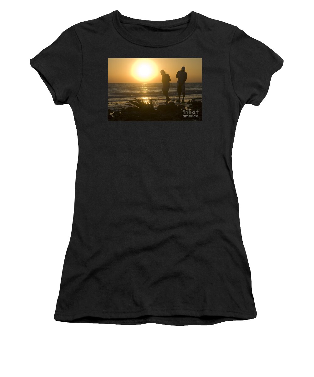 Honeymoon Island Women's T-Shirt featuring the photograph Honeymoon Island Sunset by John Greco