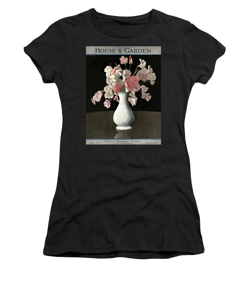 House And Garden Women's T-Shirt featuring the photograph House And Garden Interior Decoration Number by Andre E. Marty